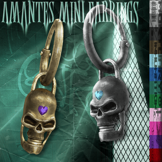 .:INHUMATION:. Amantes Earrings Mini Set
