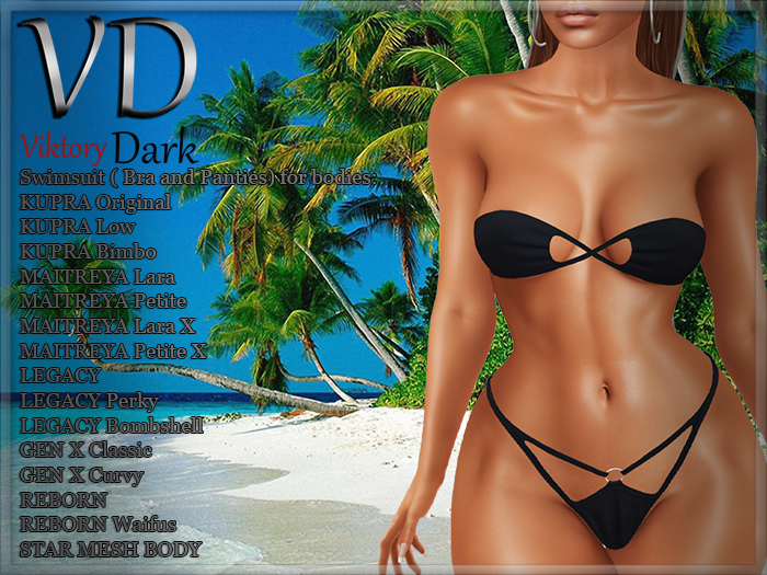 VD #037 Swimsuit Black Add me