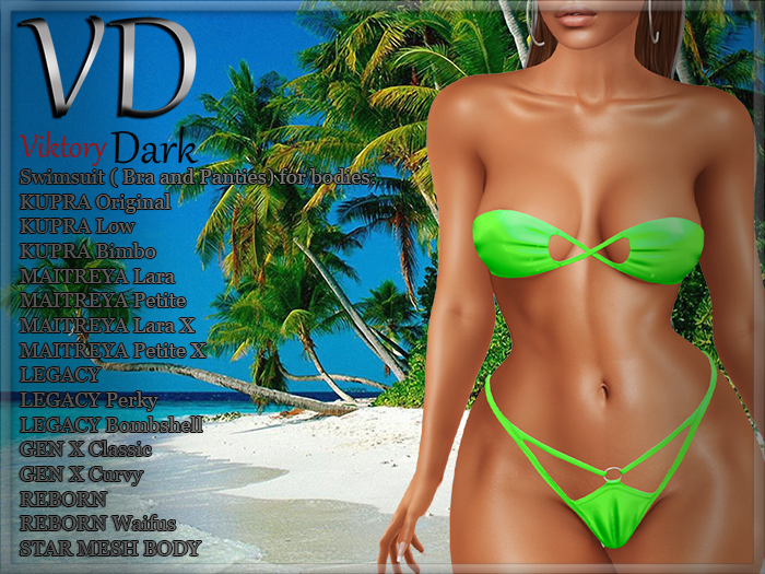 VD #037 Swimsuit Applegreen Add me