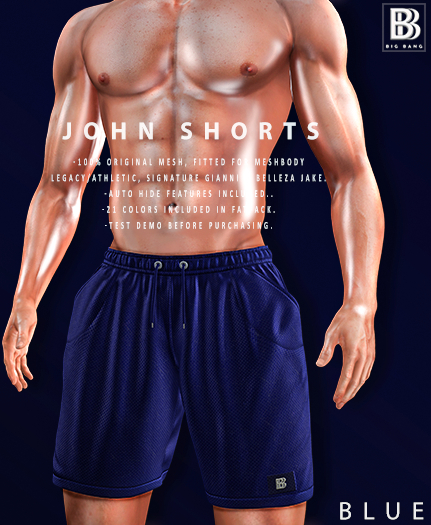 [BB] John shorts - Blue