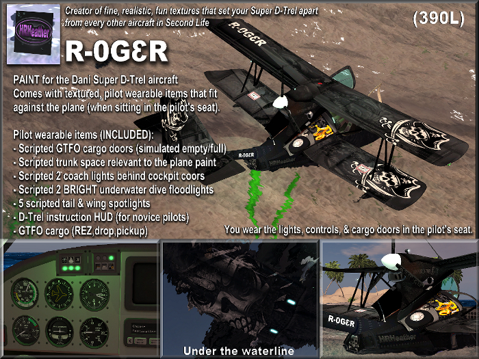 [HRH] Black R-0G3R PAINT & WEAR (BOX)