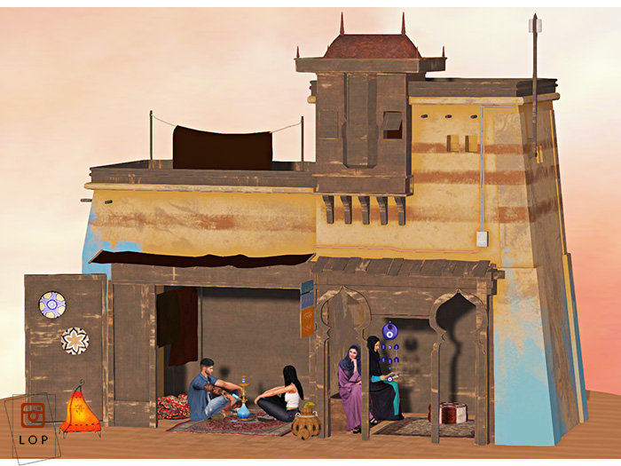 LOP Moroccan Lounge Backdrop