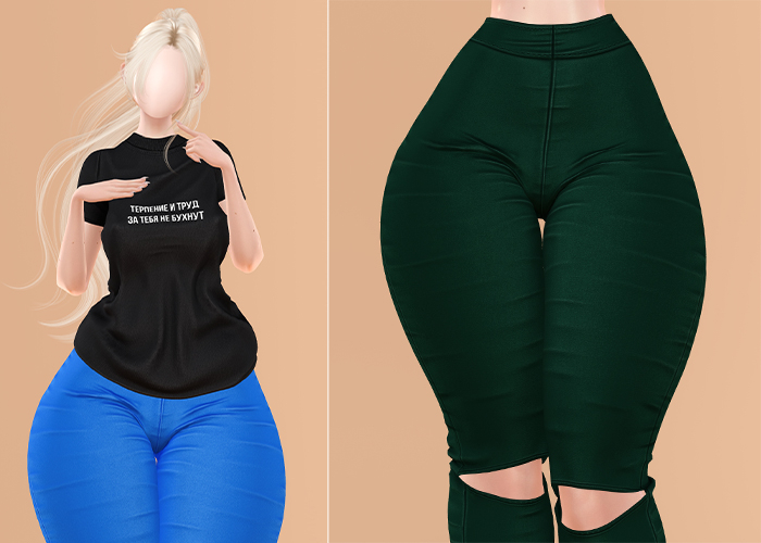 mekaci - Hana Pants - green