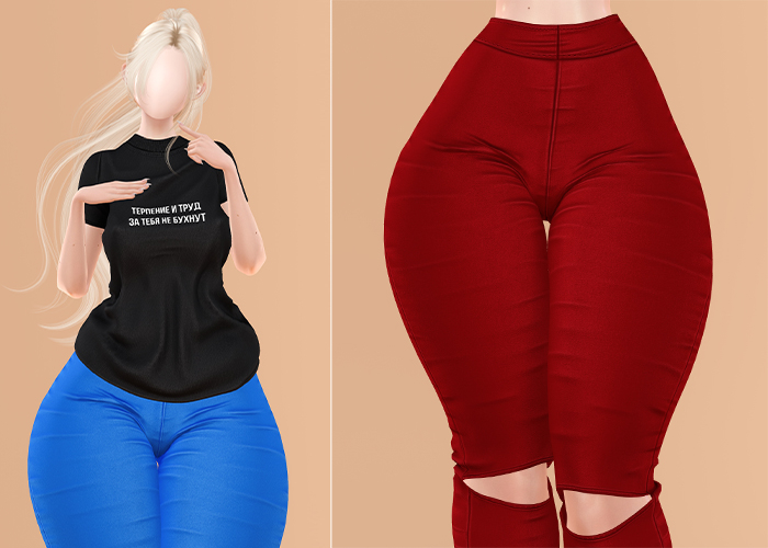 mekaci - Hana Pants - red