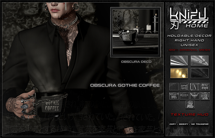 KNIFU. Home - Obscura Gothie Coffee 