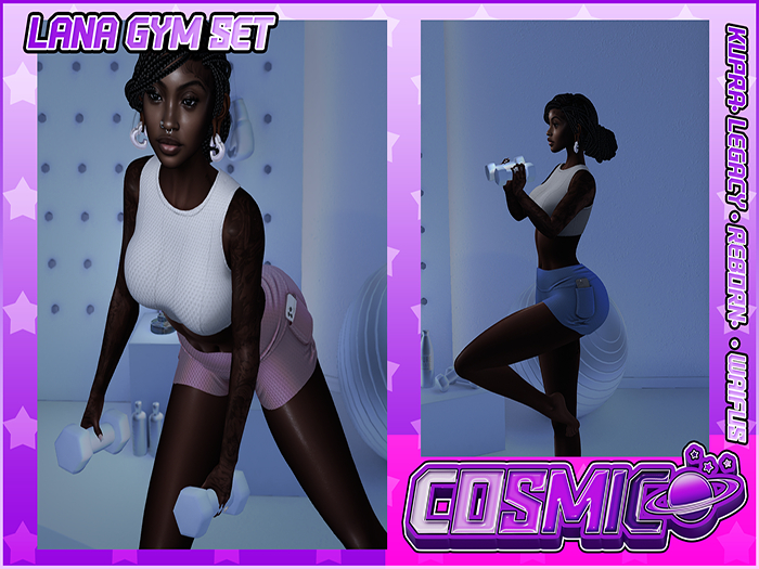 [lana gym top] eggplant 