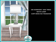DB HARMONY SIDE TABLE WIITH LAMP ADD ME