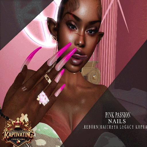 *KC* Pink Passion Nails Fatpack
