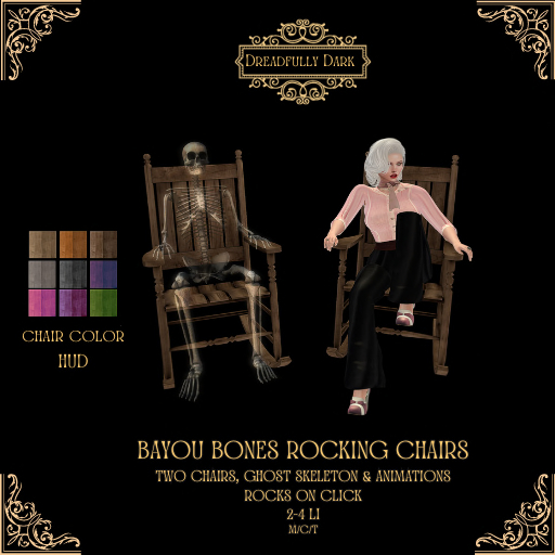 [DD] Bayou Bones Rocking Chairs