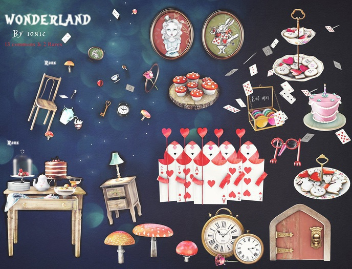 2 ionic : Wonderland sweet table - Rare