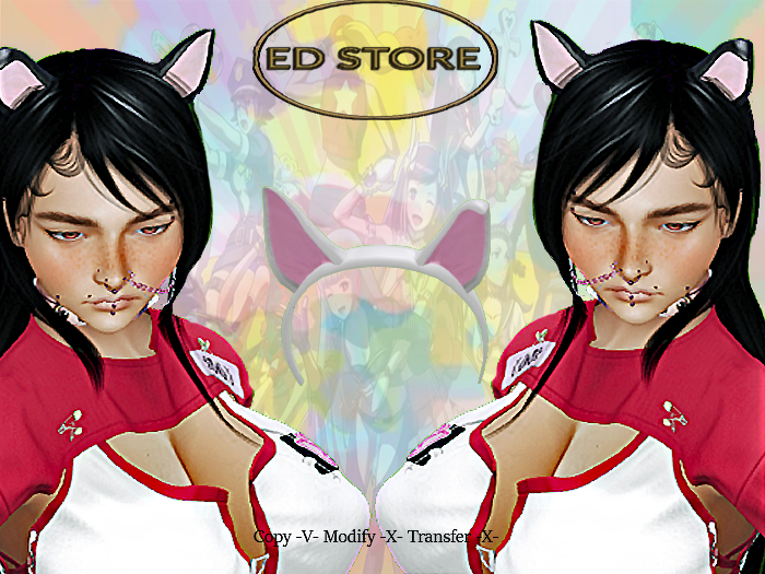 EDStore -Kitty Ears- Edition Kitty Style - White - (Legacy)