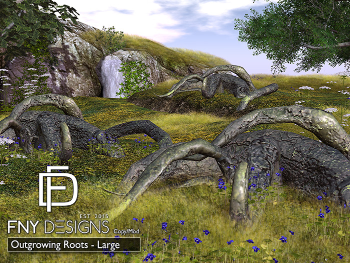 :FNY: Designs - Outgrowing Roots - Large | 100% Mesh Overgrowth