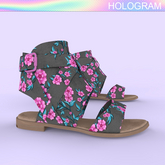 Flowers Ankle Sandals