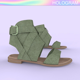 Olive Ankle Sandals