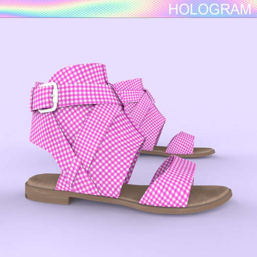 Pink Ankle Sandals