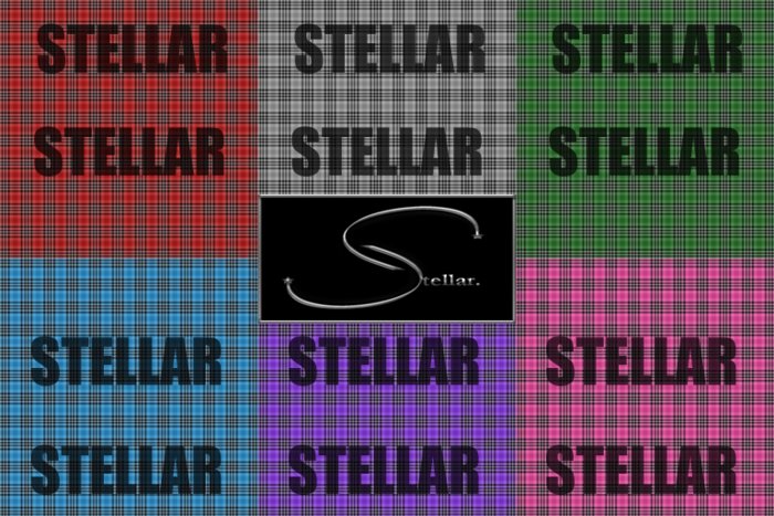 [Stellar] Full Perm Plaid Seamless Texture Pack 6