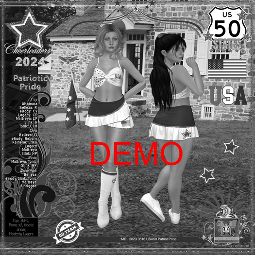 .:MD:. Demo Butterfly Top & Layer Skirt Set 