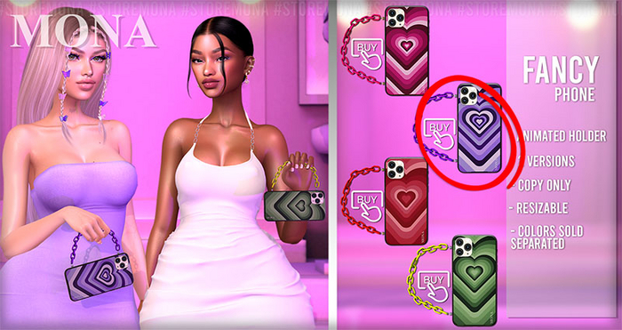 MONA - Fancy Phone - Purple (Unpack)