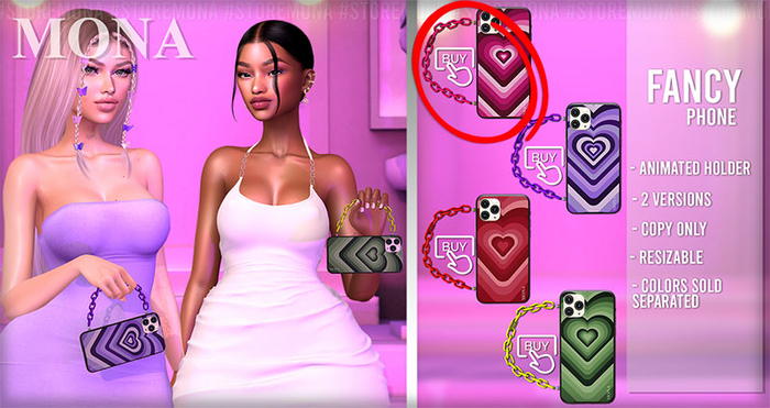 MONA - Fancy Phone - Pink (Unpack)