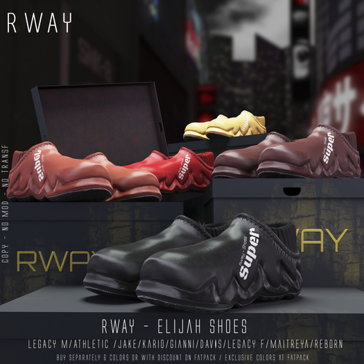 RWAY - Elijah Shoes Fatpack