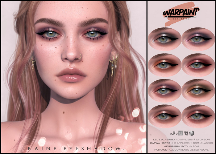 WarPaint* Raine Eyeshadow [Fatpack]