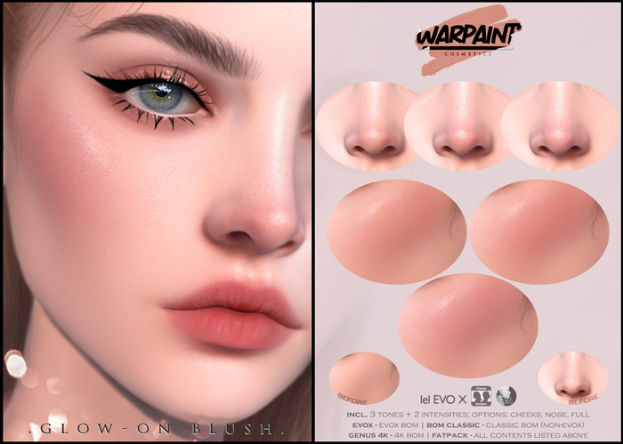 WarPaint* Glow-on Blush [Fatpack]