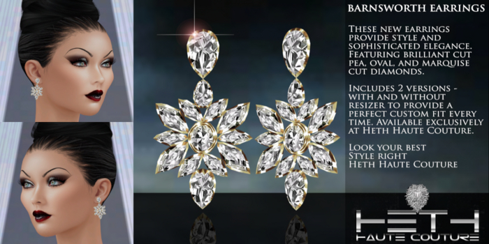 HHC - Barnsworth Earrings (Boxed)