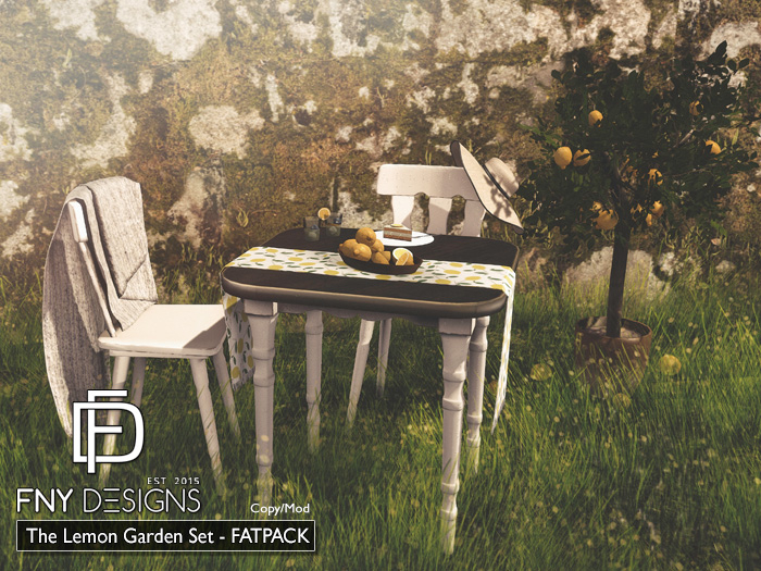 .FNY. Designs - Small Lemon Garden Set - Fatpack
