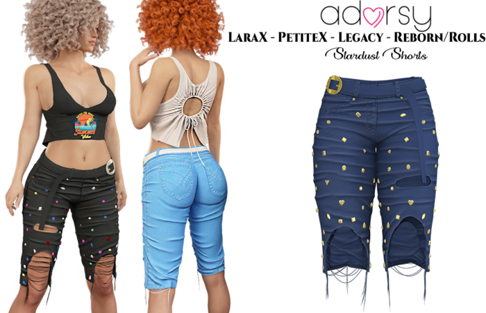 adorsy - Stardust Pants Blue - Lara X/Legacy/Lara Petite X/Reborn-Juicy