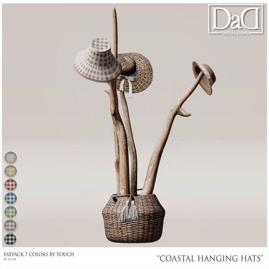 DaD - Coastal Hanging Hats - FATPACK V.1.0 