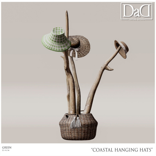 DaD - Coastal Hanging Hats - Green V.1.0 