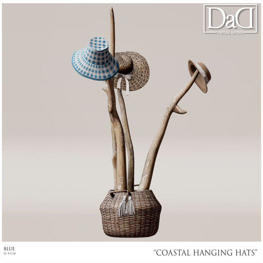 DaD - Coastal Hanging Hats - Blue V.1.0 