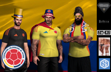 GET HAMPTED FOOTBALL NATION:: COLOMBIA 24/25 KIT