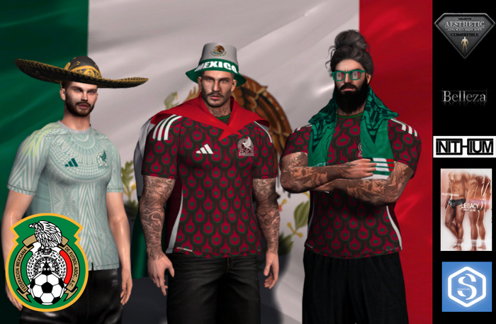 GET HAMPTED FOOTBALL NATION:: MEXICO 24/25 KIT