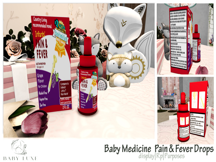 Baby Luxe:Pain & Fever Drops (Add)