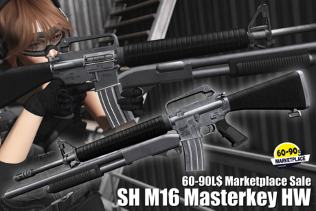 Second Life Marketplace - SH M16 Masterkey HW [SG] M (Unpack)