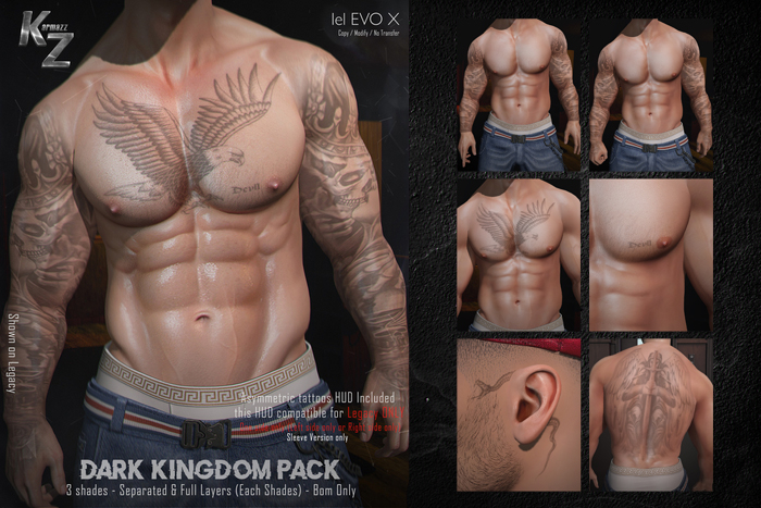 KARMAZZ Dark Kingdom Pack - 3 Shades - BOM // EVOX