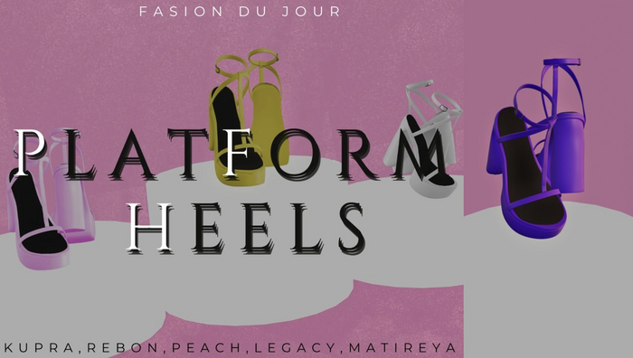 Platform Heels- PURPLE