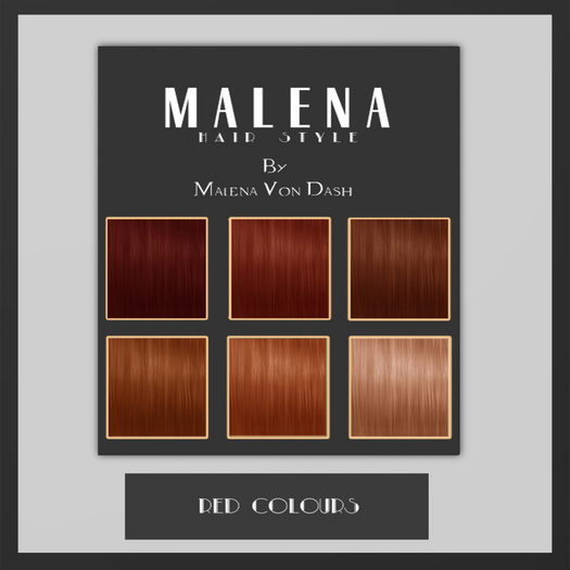 MVD Malena HairStyle -Red