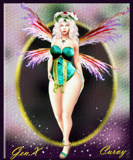 Fairy Camisk Teal Demo ~ Gen.X Curvy 