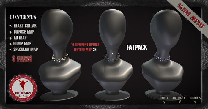 (Efe Design) Heart Collar Fatpack Fullperm 