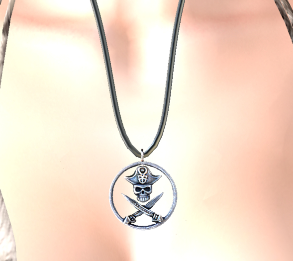 Silver Pirate Necklace