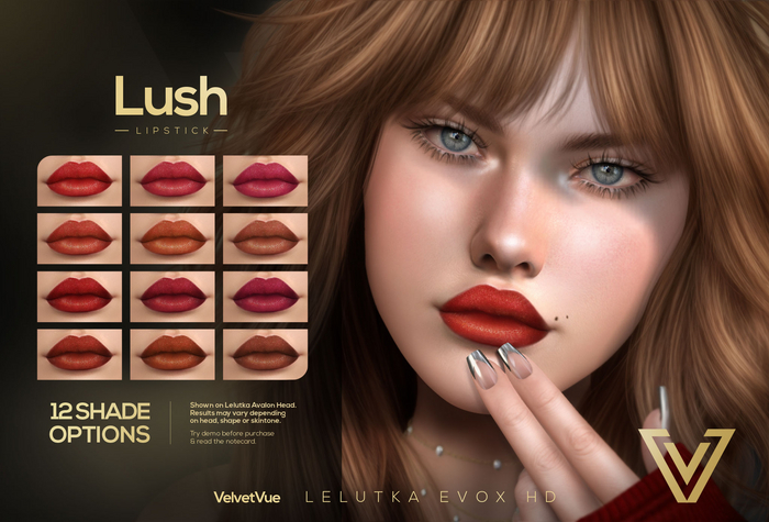 [ VelvetVue ] Lush Lipstick