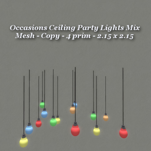 Party Ceiling Lights Multi