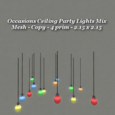 Party Ceiling Lights Multi