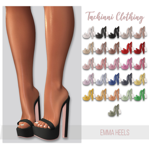 Tachinni - Emma heels - Fatpack