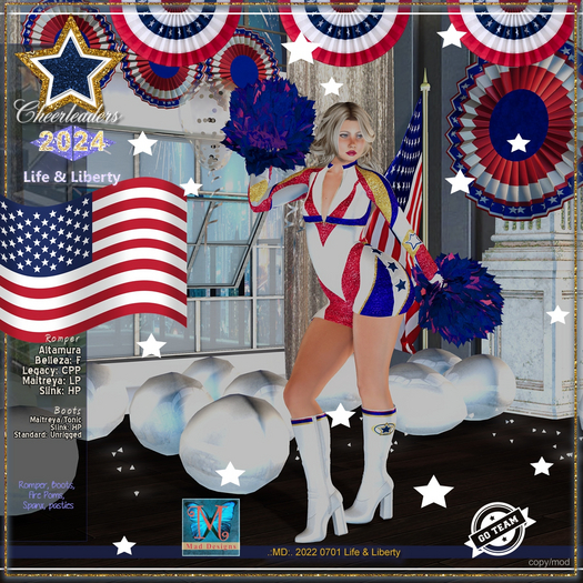 .:MD:. Life & Liberty Cheerleader Outfit