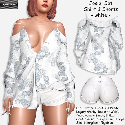 [Xprs] - Josie Set White (LaraX included)