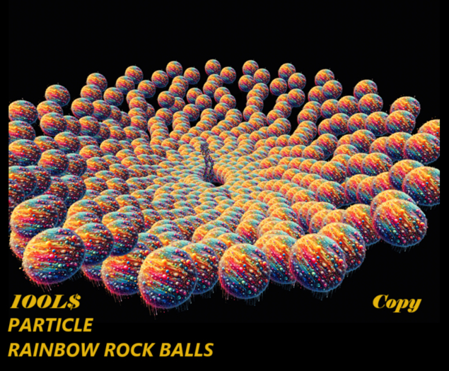 PARTICLE RAINBOW ROCK BALLS