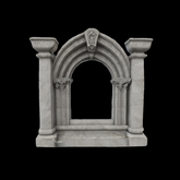 {S} Full Perm Stone Window Display Arch 01